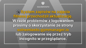 Aktualizacja systemu fitness