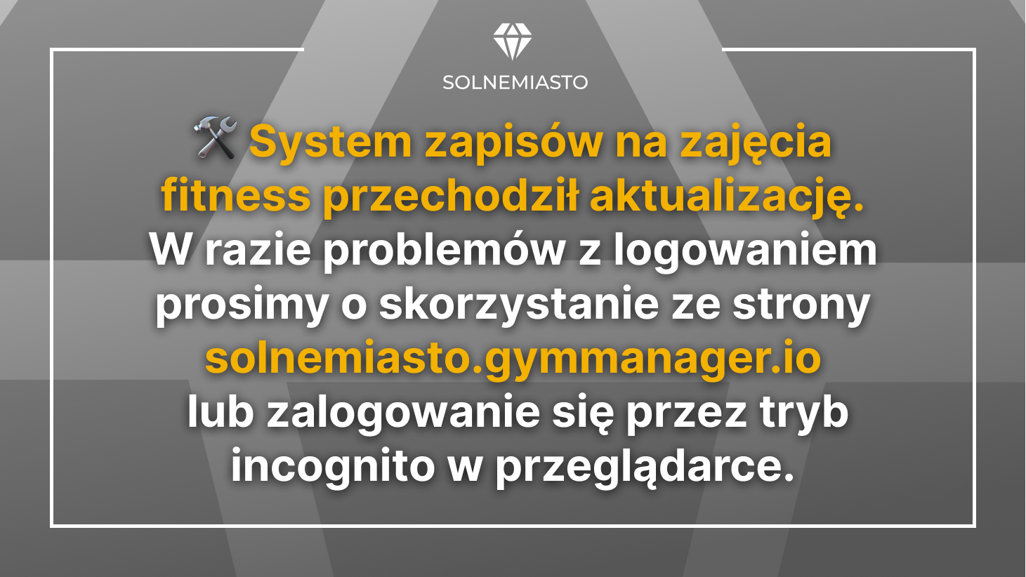 Aktualizacja systemu fitness